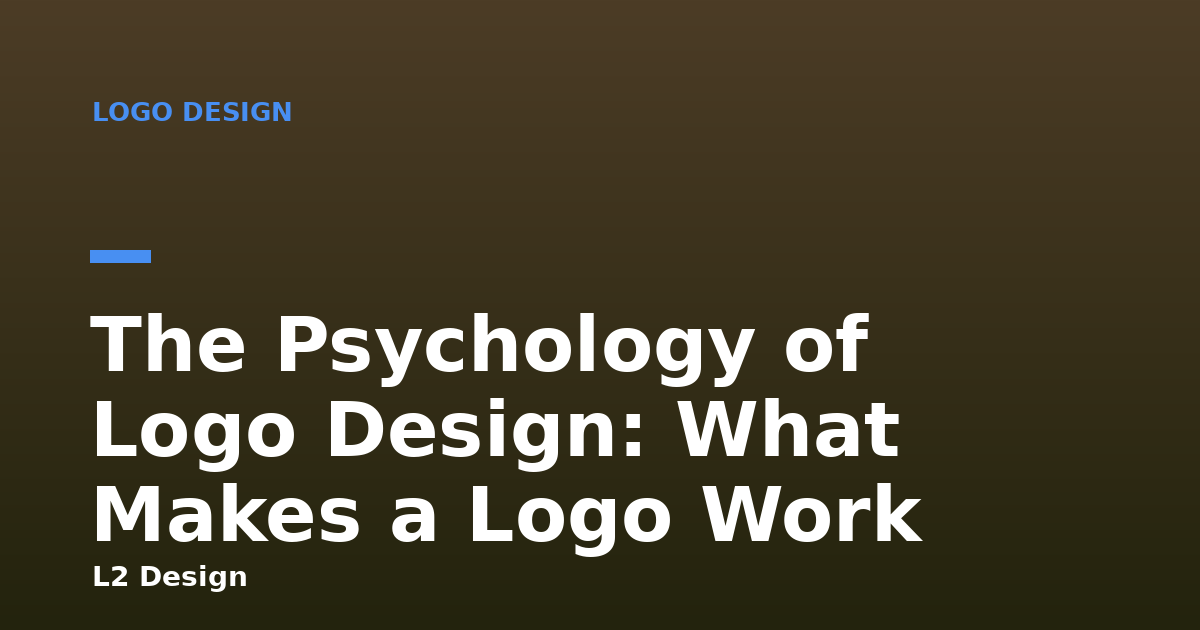 The Psychology of Logo Design: What Makes a Logo Work